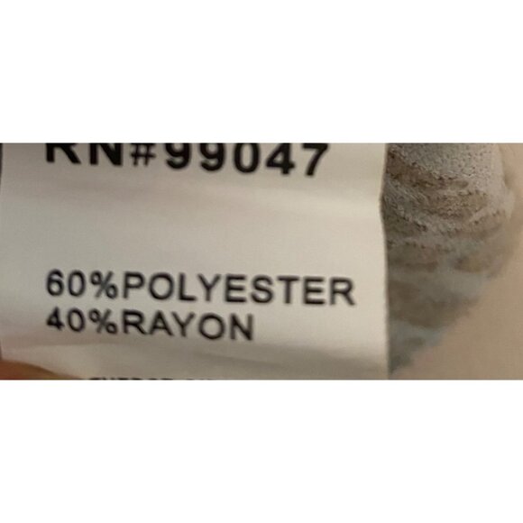 Vintage Concept Sleeveless Flowy Animal Print Top Medium - Picture 5 of 9